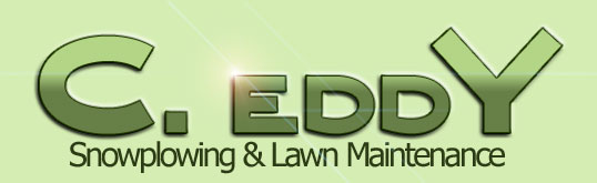 C. Eddy Snowplowing & Lawn Maintenance Logo